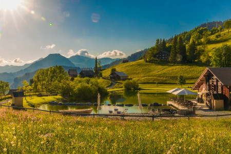 2021 Badesee Hasliberg schwimmen sommer geniessen