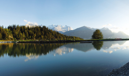 Badesee Hasliberg Abend