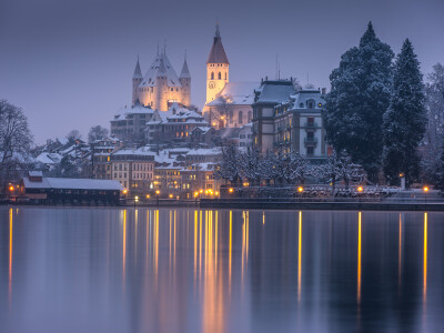 Schloss Thun im Winter