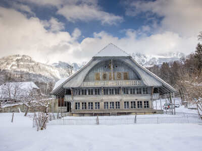 Freilichtmuseum Ballenberg Winter 2