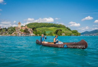 Ausflug mit dem Kanu auf dem Thunersee