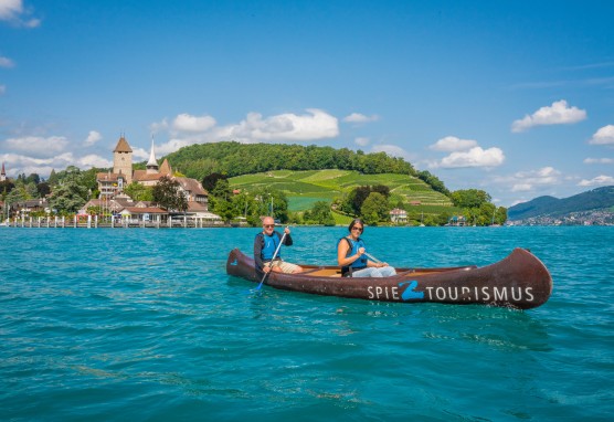 Ausflug mit dem Kanu auf dem Thunersee