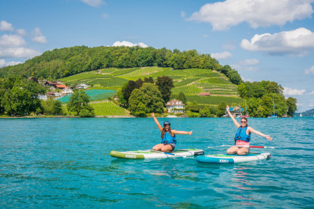 SUP auf dem Thunersee