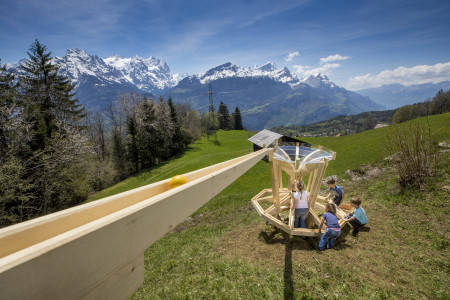 Spass Kinder Kugelbahn Meiringen Hasliberg