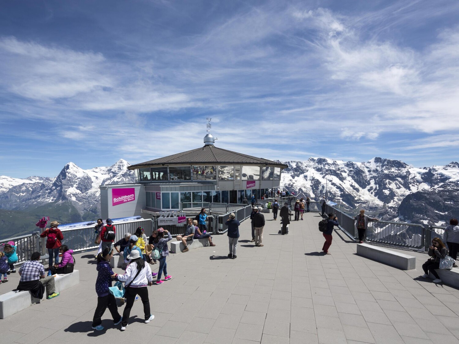 2018 Schilthorn Piz Gloria Terrasse