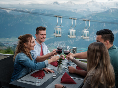 Niederhorn Essen Terrasse