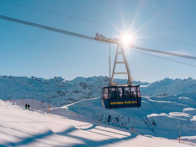 Luftseilbahn Melchsee Frutt Winter 2