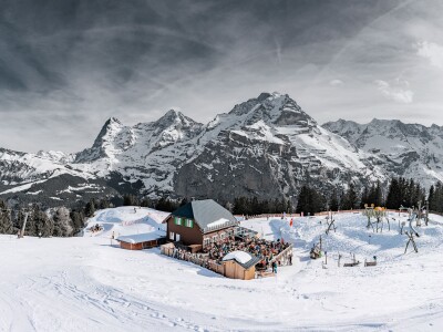Allmendhubel Restaurant im Winter
