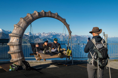 2021 Brienzer Rothorn Aussicht Schaukel