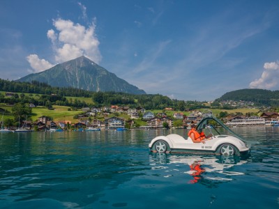 Pedaloausflug auf dem Thunersee