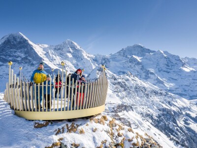 Wengen Maennlichen Royal Walk Winter ©David Birri
