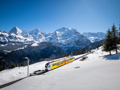 Gruetschallp Winteregg Muerren im Winter
